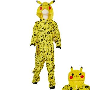 Yellow Pikachu Kids One Piece